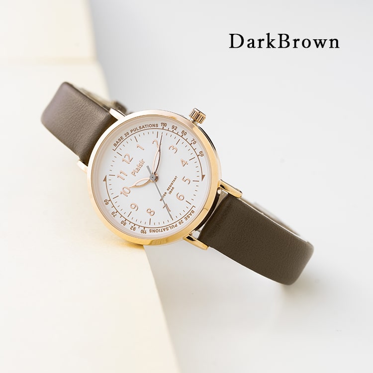 腕時計 レディース 3気圧防水 脈拍メモリ ナースウォッチ 蓄光 金属