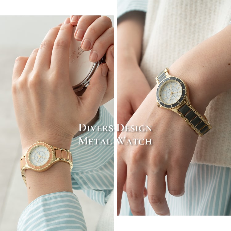 腕時計 レディース 金属アレルギー ニッケルフリー 3気圧防水