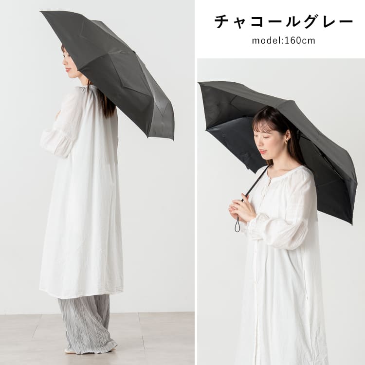 日傘 折りたたみ 完全遮光 100% 晴雨兼用 形状記憶 畳みやすい 軽量