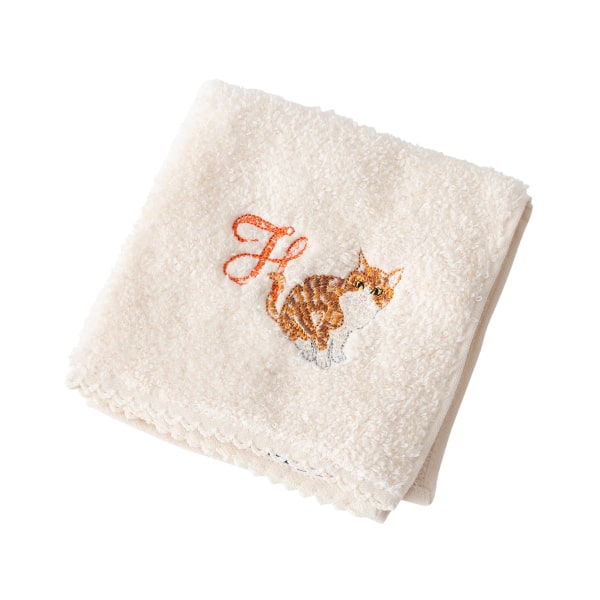 FOXEY フォクシー ハンドタオル 7枚セット ロゴ刺繍 コットン ギフト フェイスタオル1枚＆ミニハンドタオル3枚入りギフトセット | Foo