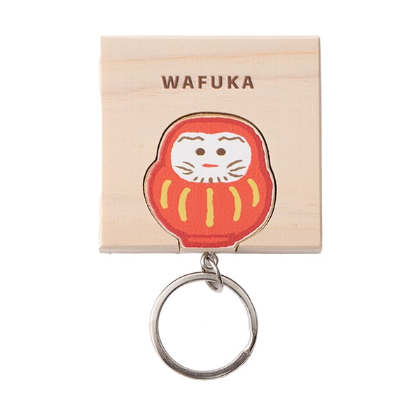 キーフック 壁掛け キーホルダー ヒノキ 日本製 マグネット 動物