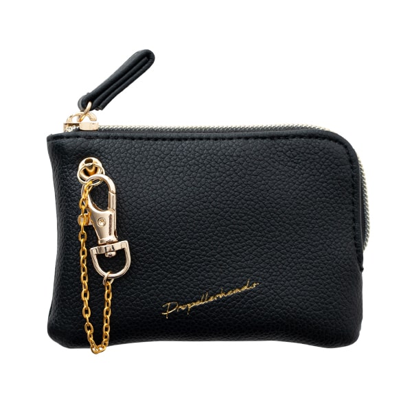 合皮リールコード付きミニポーチ