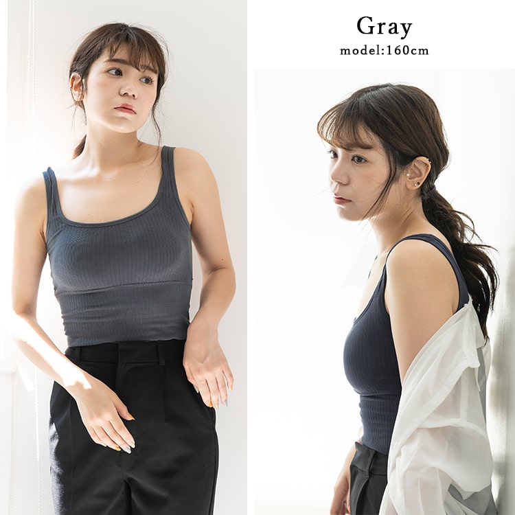 【タグ付】SUKARA ブラトップ付きリブカシュクールトップス　S タグ付】SUKARA ブラトップ付きリブカシュクールトップス S