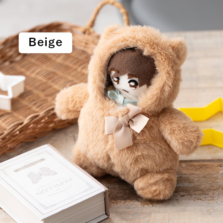 ぬい服 ぬいぐるみ ポンチョ 推し活 15cm 10cm 動物 猫 ふとっちょ