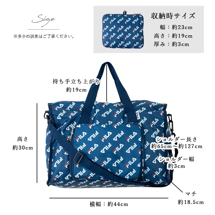 FILA（フィラ） ボストンバッグ 旅行 ブランド レディース メンズ
