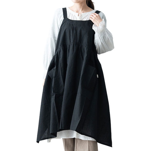 エプロン レディース おしゃれ バッククロス ギフト 保育士 仕事 綿