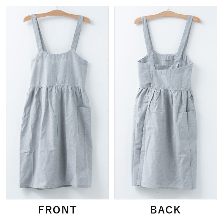 エプロン レディース おしゃれ バッククロス ギフト 保育士 仕事 綿