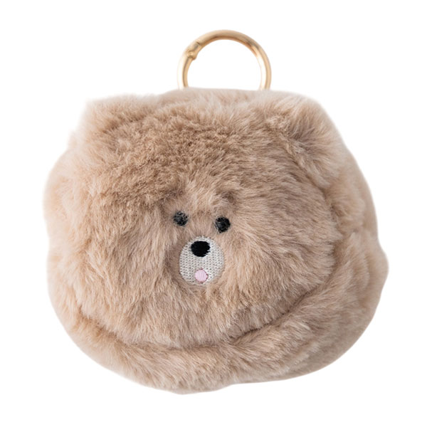 ポーチ 小物入れ 小さめ ボア カラビナ付き 韓国 かわいい おしゃれ