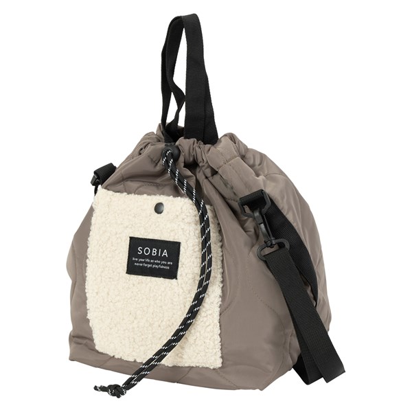 ショルダーバッグ レディース 小さめ 斜め掛け 大人 巾着 キルティング