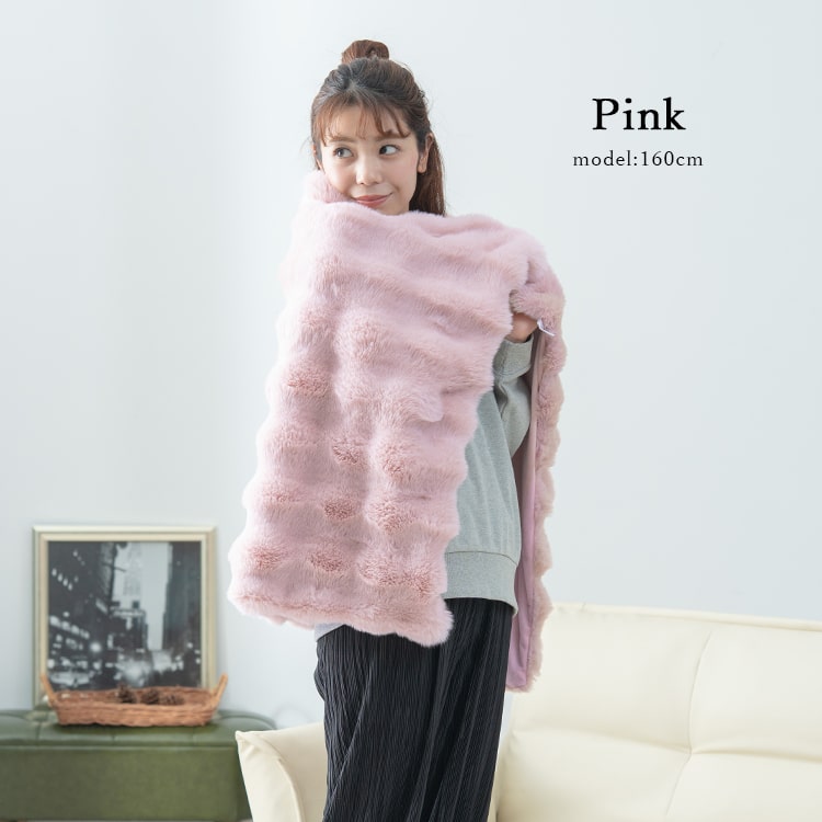 ブランケット ひざ掛け クラウドボア ふわふわ もこもこ 韓国 あったか