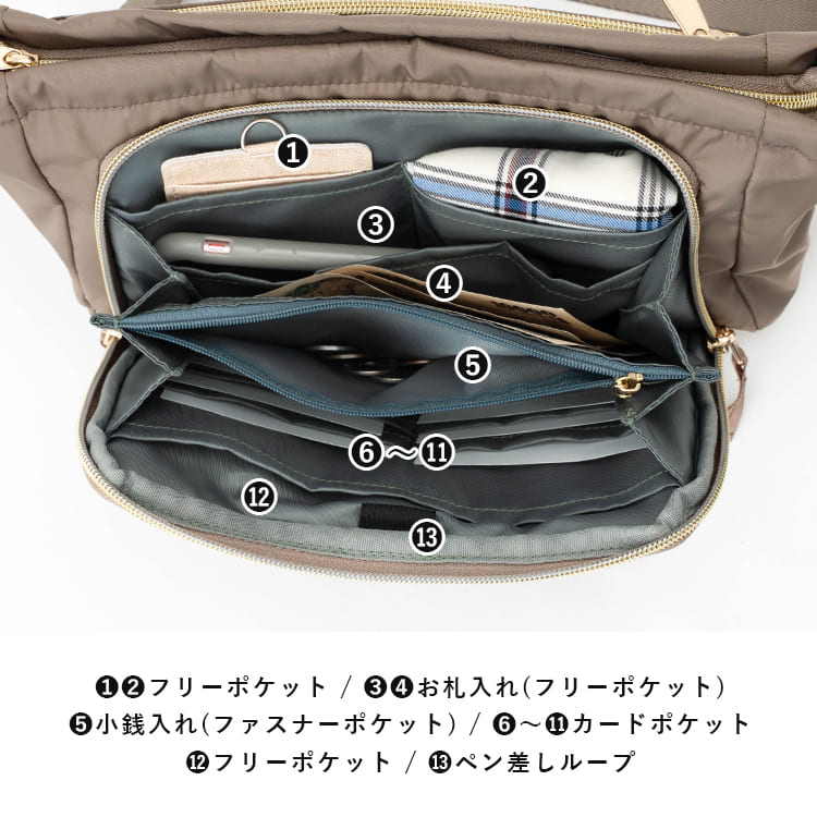 ショルダーバッグ レディース お財布ショルダー...の詳細画像4