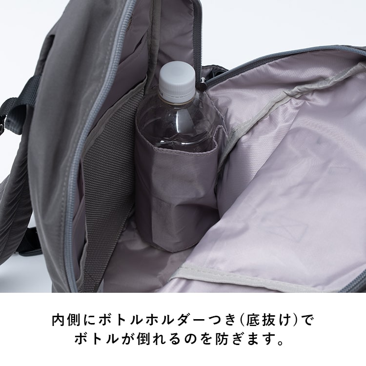 リュック レディース 通学 撥水 通勤 a4 大容量 細ハンドル pc 13