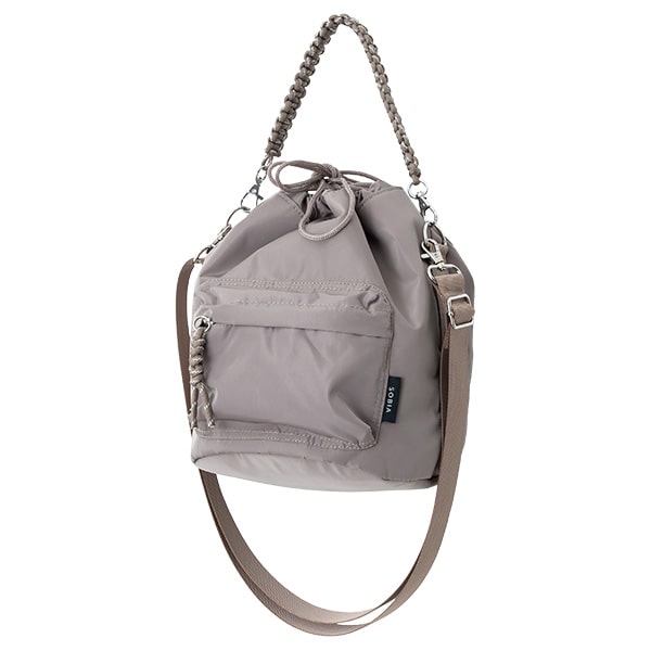 ショルダーバッグ レディース 斜め掛け 大人 巾着 小さめ 2way トート