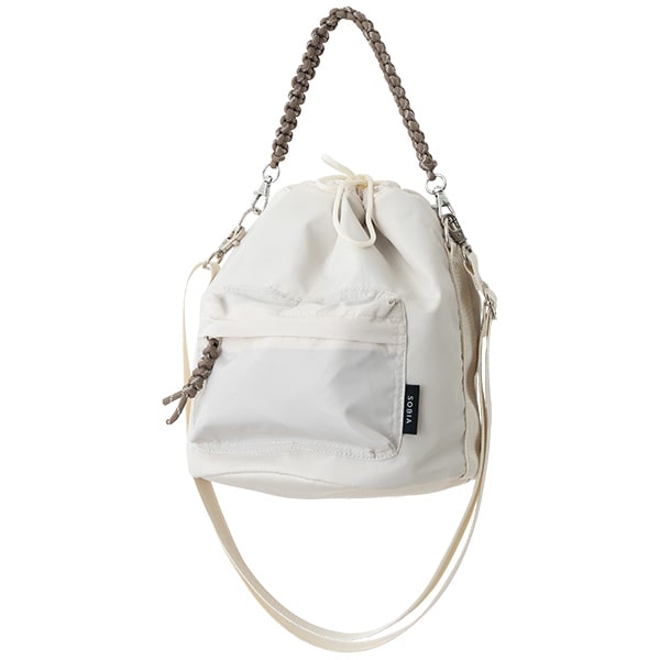 ショルダーバッグ レディース 斜め掛け 大人 巾着 小さめ 2way トート