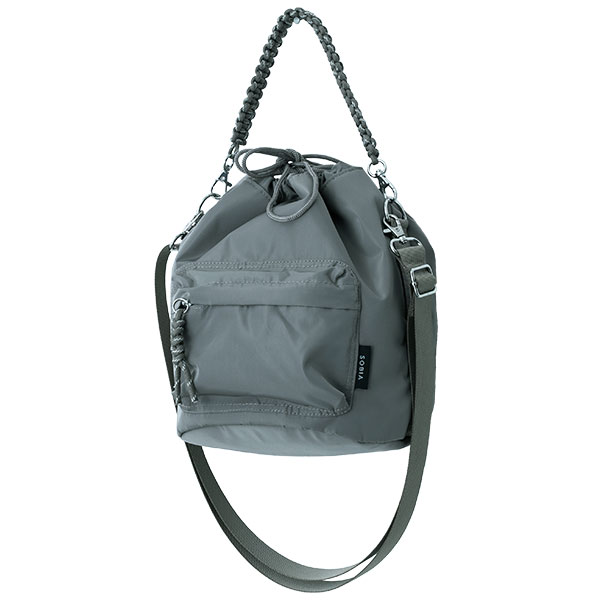 ショルダーバッグ レディース 斜め掛け 大人 巾着 小さめ 2way トート