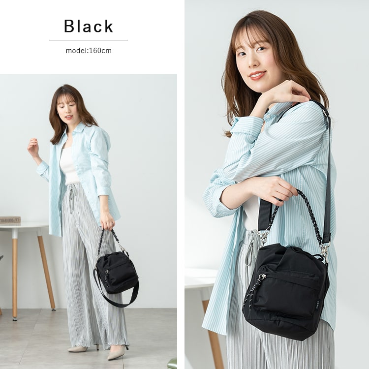 ショルダーバッグ レディース 斜め掛け 大人 巾着 小さめ 2way トート