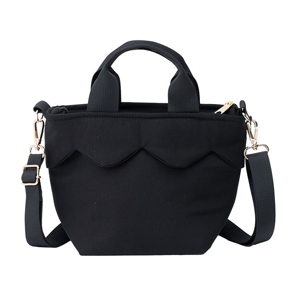 リクエストオーダー2　フリルが主役のフラップファスナー付トート ショルダーバッグ レディース 小さめ 斜め掛け おしゃれ 大人 2way