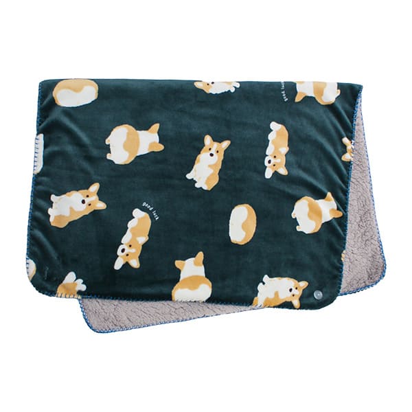 ブランケット ひざ掛け 100×70cm スワンネル 3way ポンチョ ボレロ