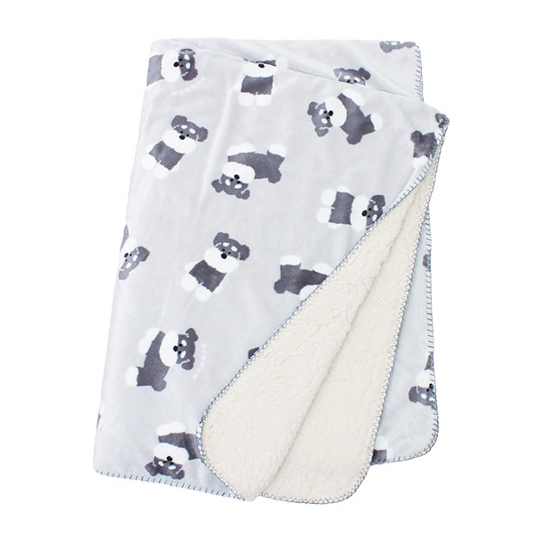 ブランケット 大判 ボア かわいい ギフト 洗える スワンネル ひざ掛け