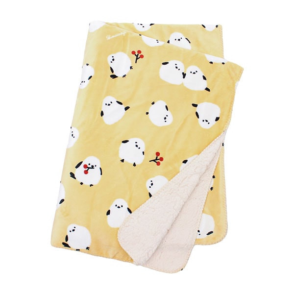 ブランケット 大判 ボア かわいい ギフト 洗える スワンネル ひざ掛け