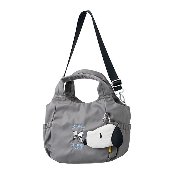 SNOOPY トートバッグ レディース 小さめ 2way ショルダーバッグ