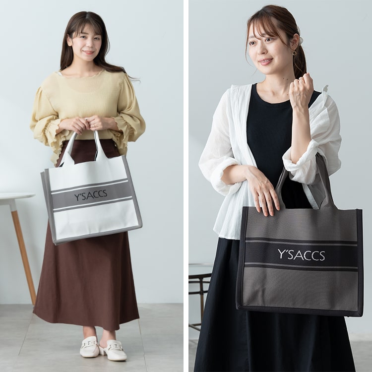 Y'SACCS vous et トートバッグ レディース ブランド イザック ニット