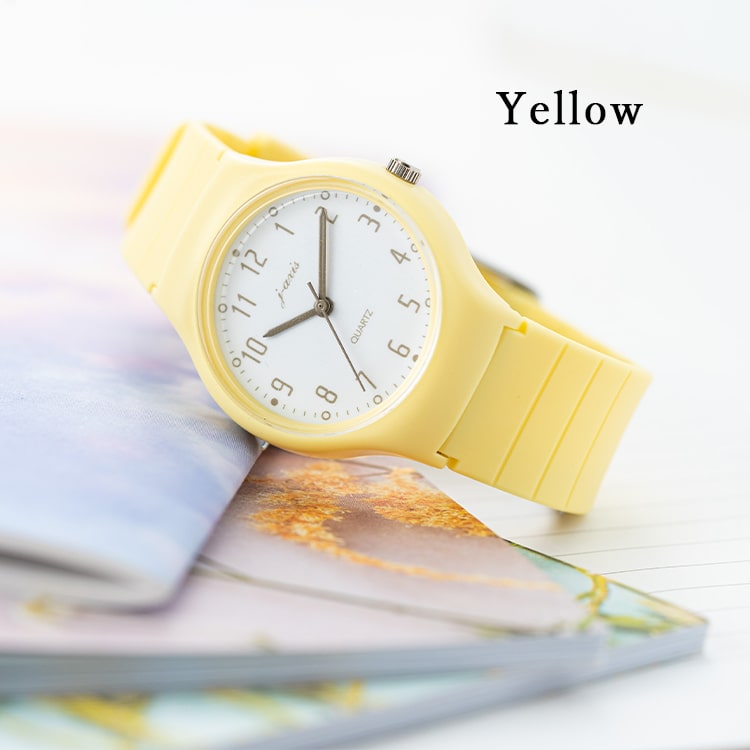 腕時計 レディース シリコン ウレタン ラバーベルト 日本製ムーブメント 軽い 20代 30代 40代 仕事 大人 ブランド 見やすい ギフト 1年間のメーカー保証付き｜kiitos-web｜25