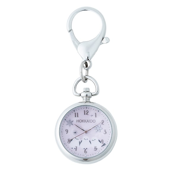 懐中時計 レディース キーホルダー バッグチャーム シマエナガ