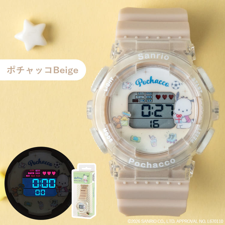 sanrio（サンリオ） 腕時計 デジタル キッズ レディース アラーム