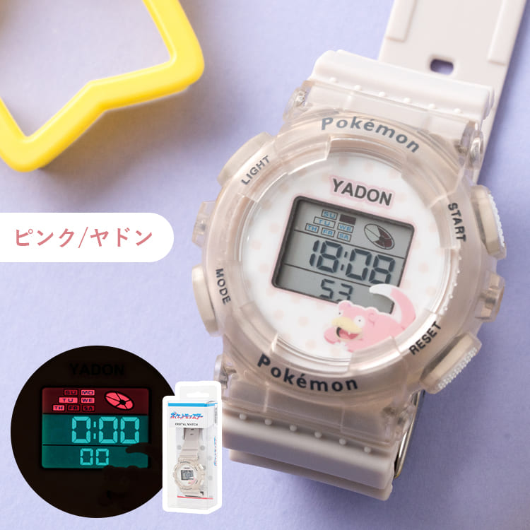 Pokemon（ポケモン） 腕時計 時計 デジタル キッズ レディース