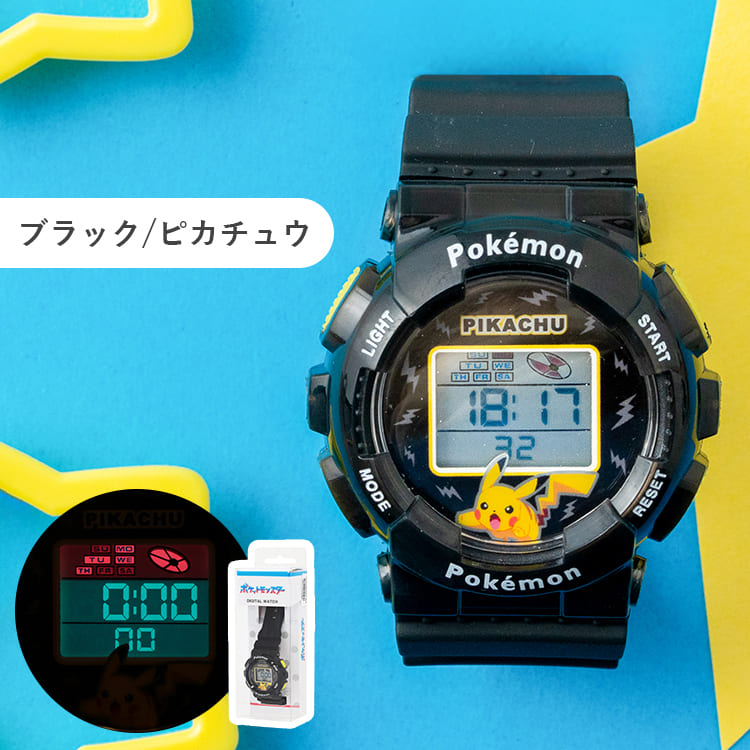 Pokemon（ポケモン） 腕時計 時計 デジタル キッズ レディース