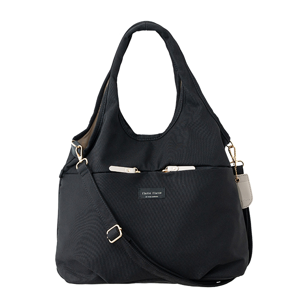 撥水加工10ポケット2wayトートバッグ flatte flatte dahliaシリーズ
