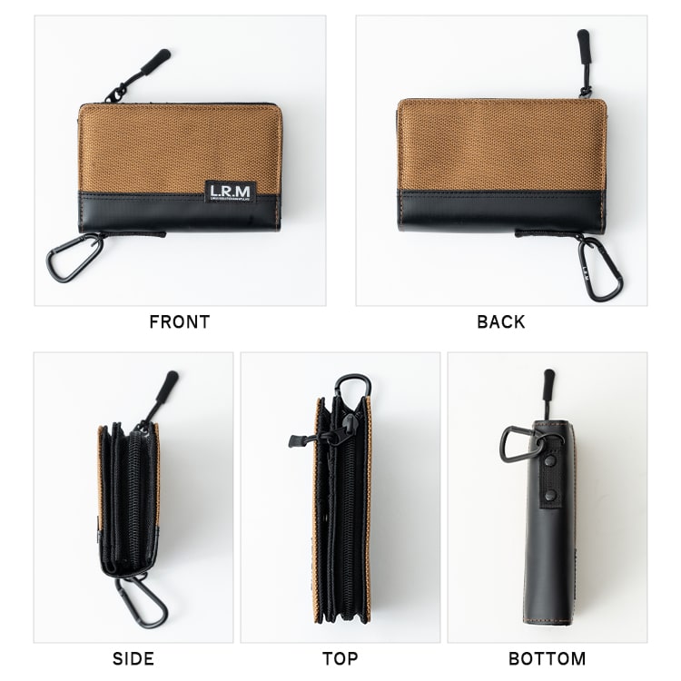 財布 メンズ 二つ折り l字ファスナー ブランド コンパクト おしゃれ