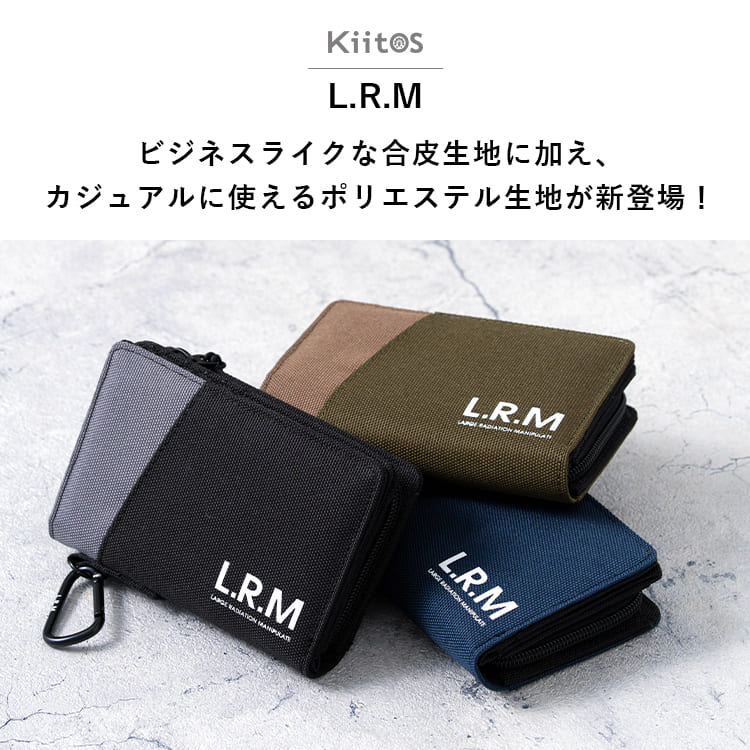 財布 メンズ 二つ折り l字ファスナー ブラン...の詳細画像1
