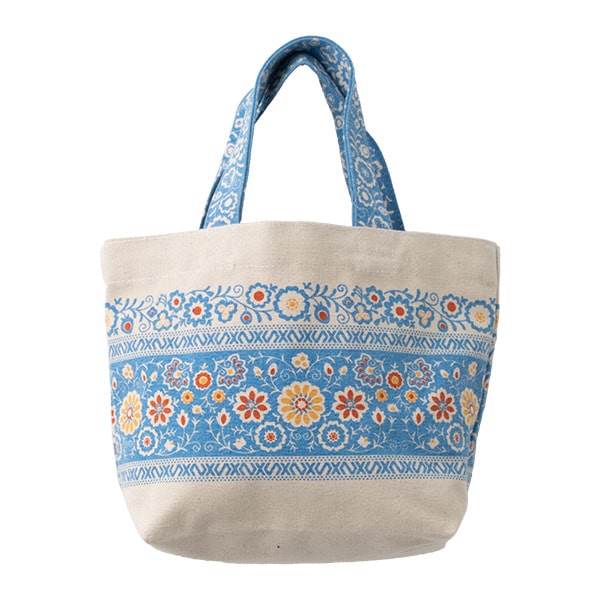 トートバッグ レディース 小さめ キャンバス 綿 東欧 民族柄 おしゃれ
