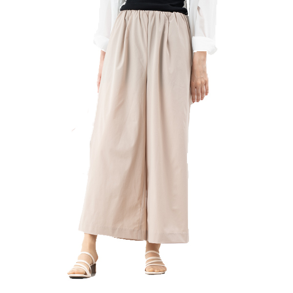 よそおい掲載 パラスパレス 微起毛コットン ワイドテーパードパンツ 2 よそおい掲載 パラスパレス 微起毛コットン ワイドテーパード