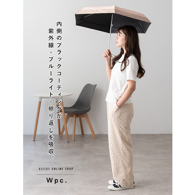 日傘 折りたたみ 超軽量 完全遮光100% U...の詳細画像1