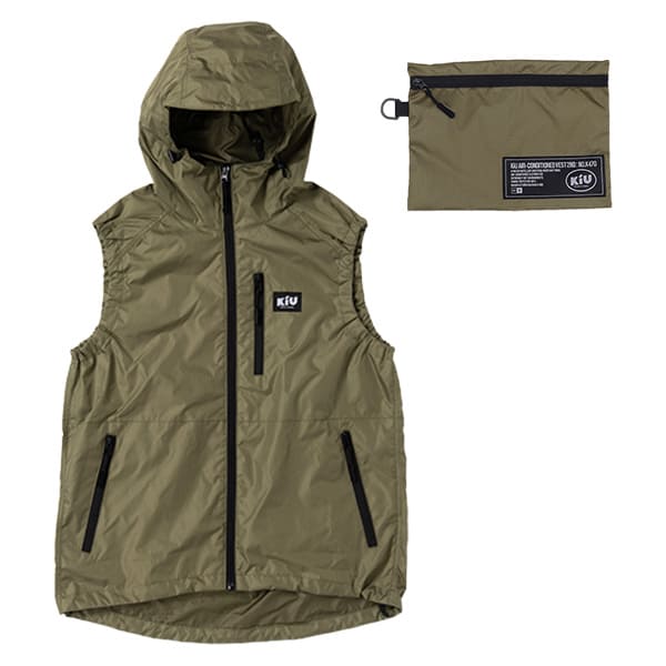 ファン付きベスト おしゃれ KiU キウ 空調服 セット バッテリー エア