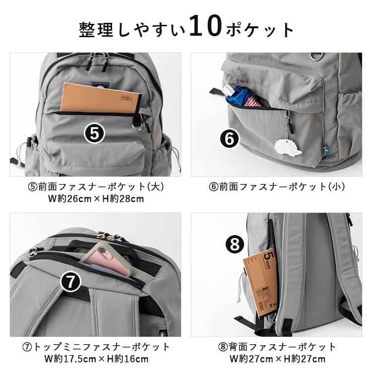 リュック レディース ブランド スカンジナビア...の詳細画像5