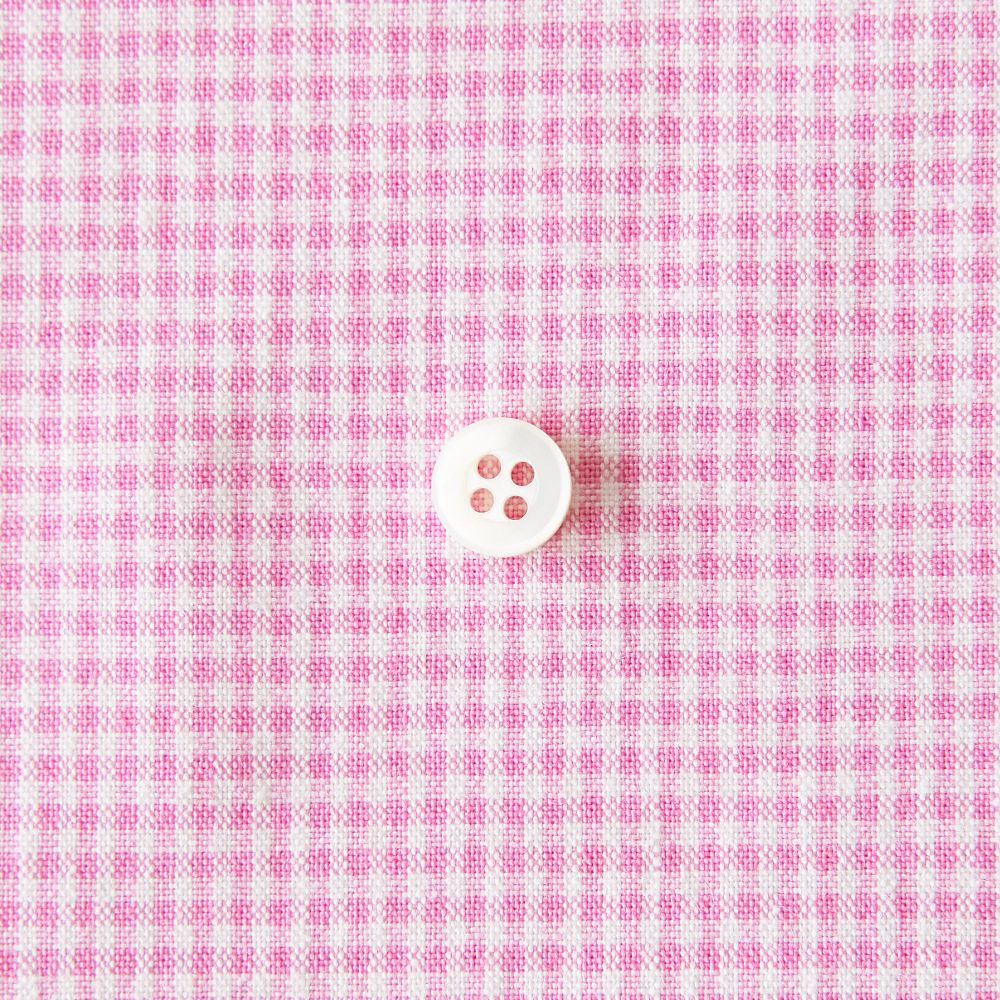 1.5mm ギンガムチェック 生地 綿ポリダンガリー 布 日本製 110cm幅