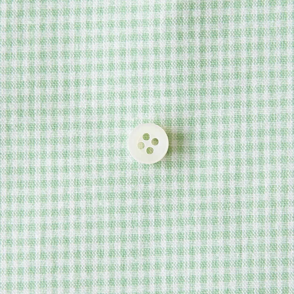 1.5mm ギンガムチェック 生地 綿ポリダンガリー 布 日本製 110cm幅