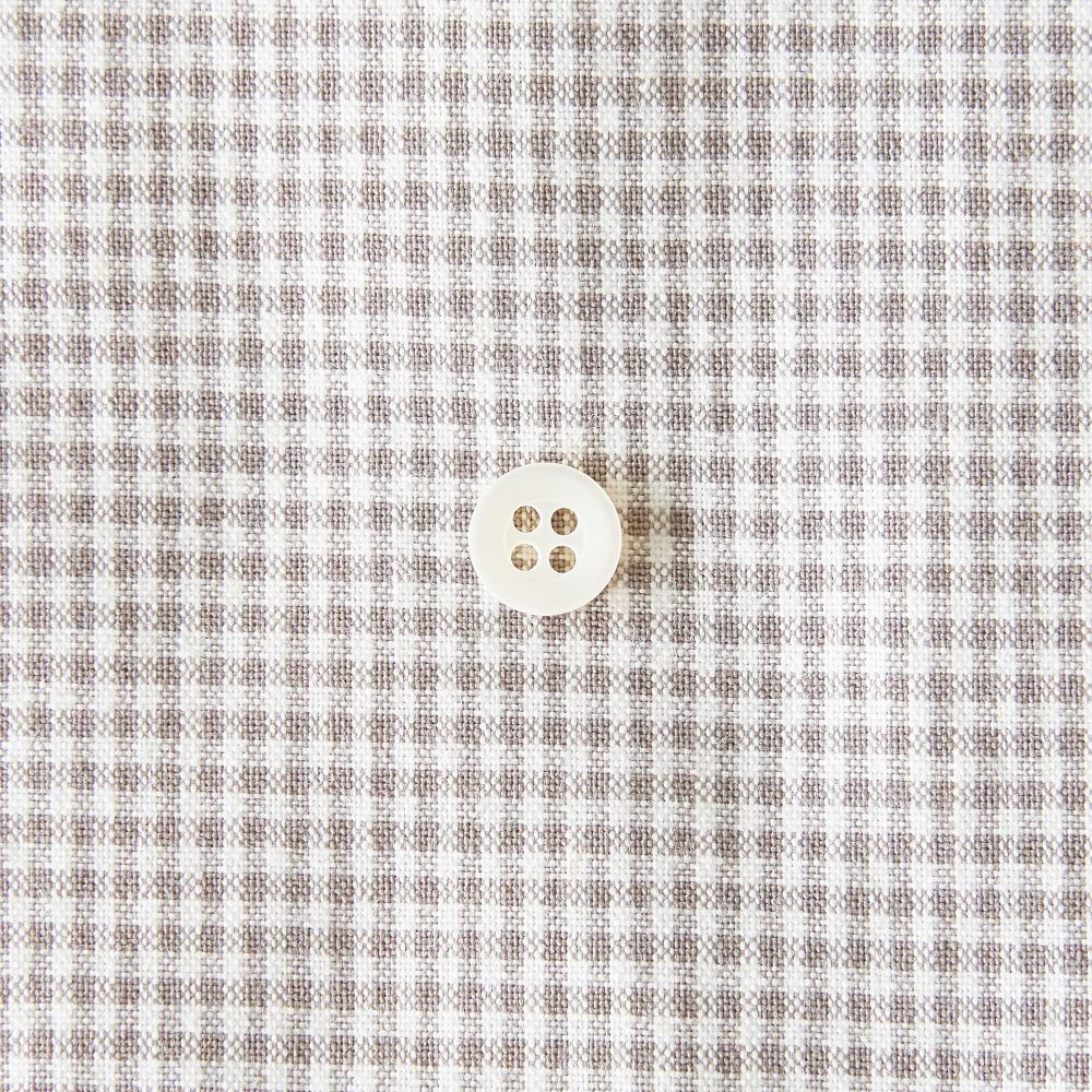 1.5mm ギンガムチェック 生地 綿ポリダンガリー 布 日本製 110cm幅