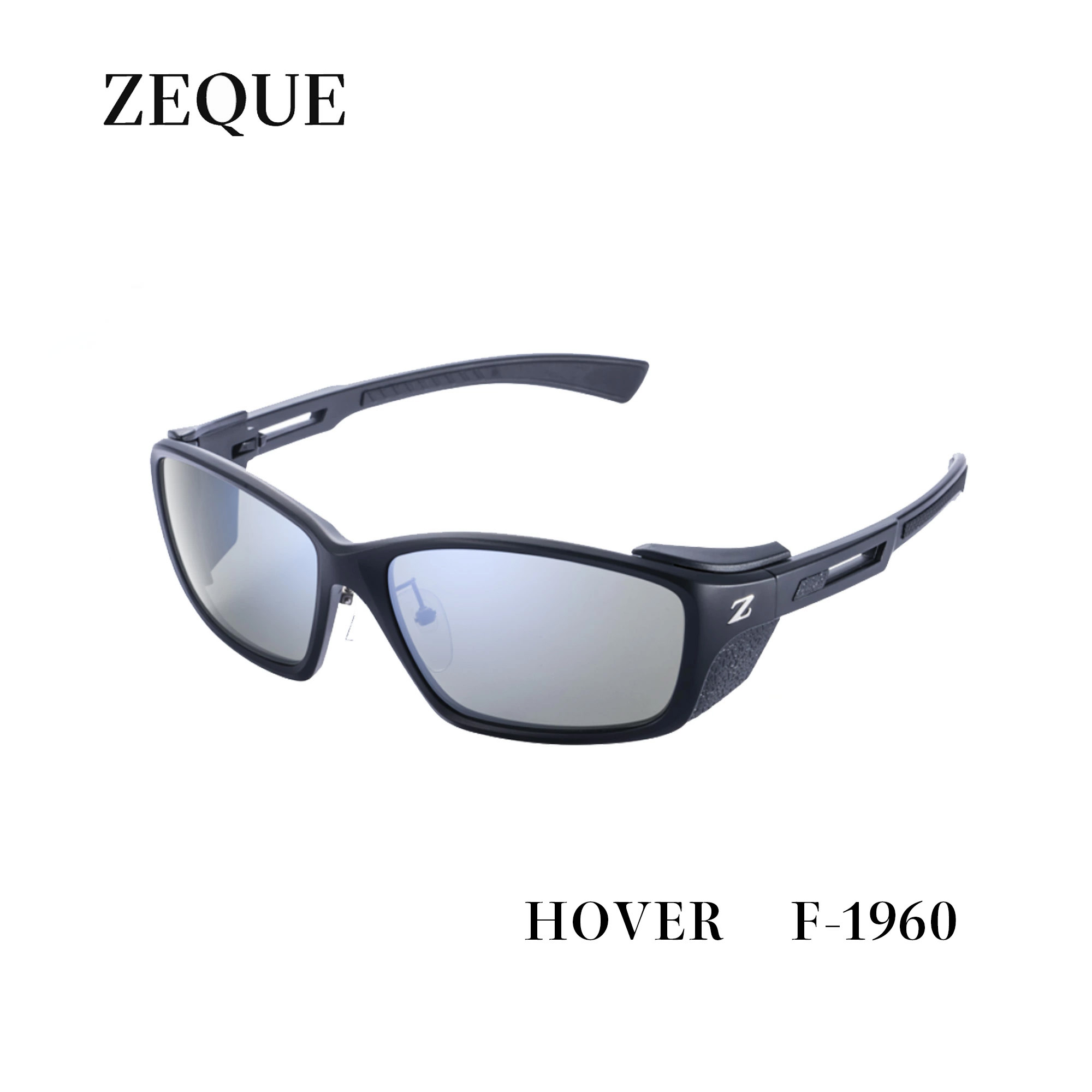 ZEQUE HOVER F-1960 トゥルービュースポーツ ブルーミラー HOVER□MATTE BLACK・TRUEVIEW SPORTS/ BLUE MIRROR F-1960
