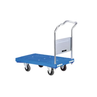 【ポイント15倍】【直送品】 花岡車輌 プラスチック製台車 ダンディ UPA-LS 固定ハンドル式 【特大・送料別】