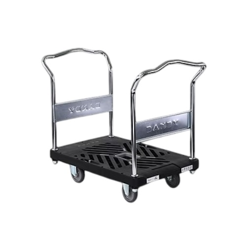 【直送品】 花岡車輌 プラ台車 ダンディX UXA-LD 両固定ハンドル式 【特大・送料別】