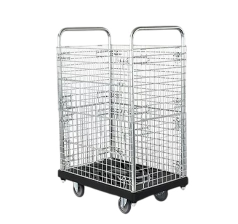 【直送品】 花岡車輌 プラ台車 ダンディX XA-BWH 高カゴ台車 【特大・送料別】
