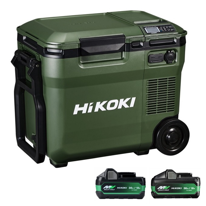【直送品】 【数量限定 特典付き】 HiKOKI コードレス冷温庫 18L UL18DC (WMGZ) フォレストグリーン 【大型】