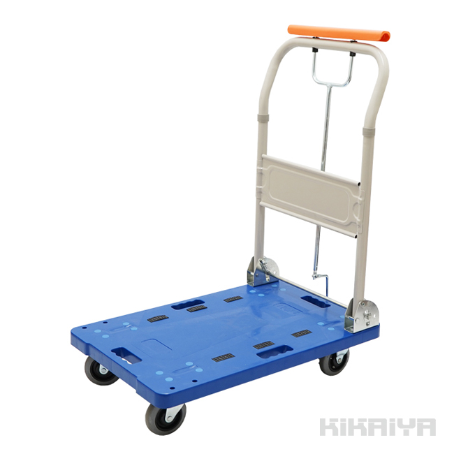 【74%OFF!】 輝い 台車 ハンドブレーキ 静音 150kg 折りたたみ 695×445mm 軽量 コンパクト ギアロック式 KIKAIYA utubyo.11joho.biz utubyo.11joho.biz