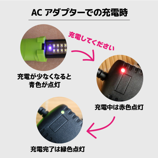 KIKAIYA（キカイヤ） ワークライト LED 充電式 コードレス 作業灯
