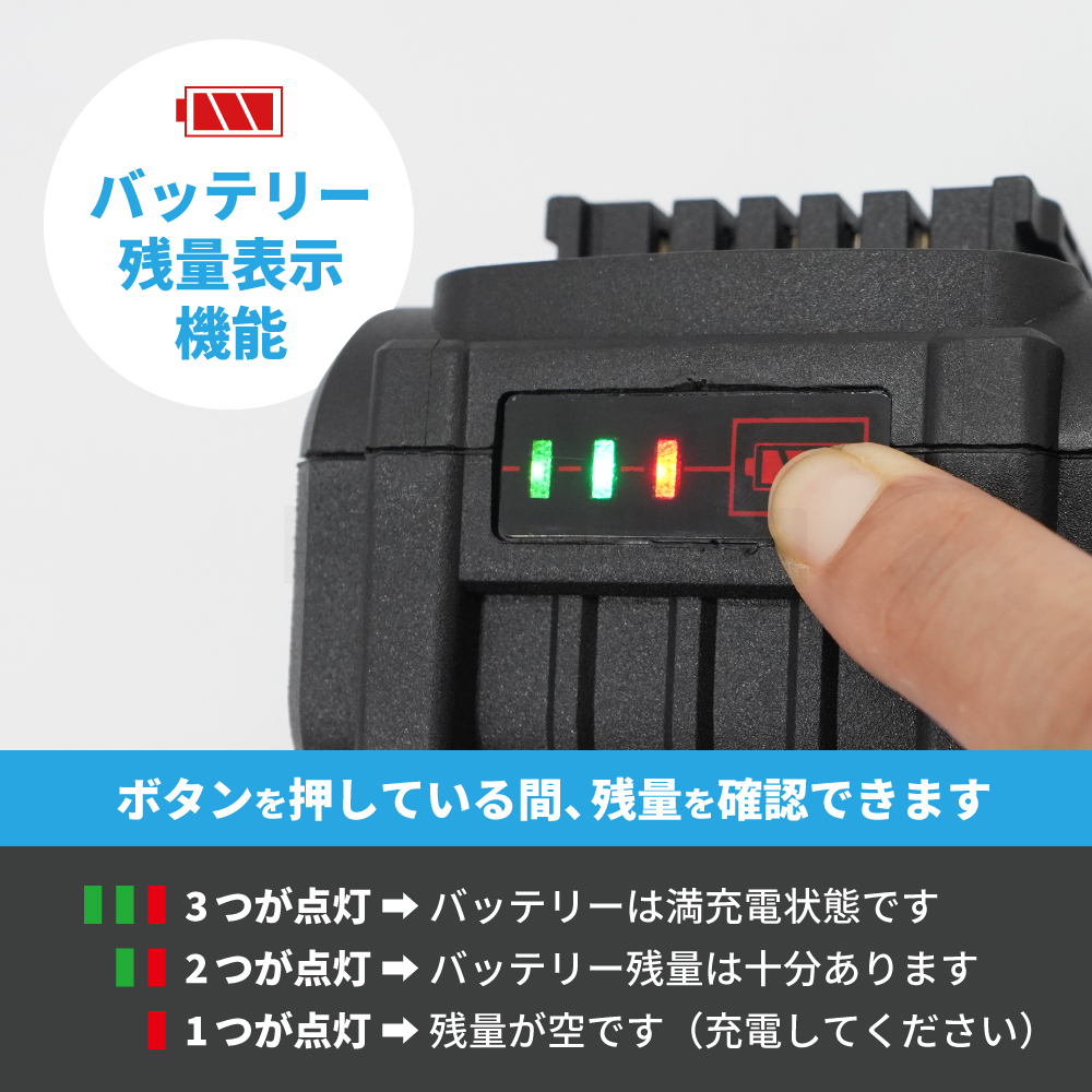 KIKAIYA（キカイヤ） リチウムイオンバッテリー 20V 容量4.0Ah 